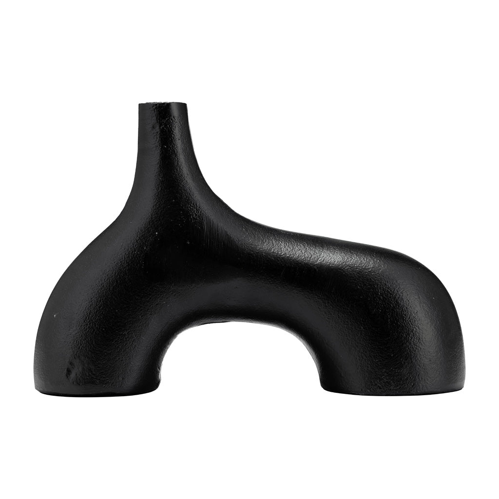 Abstract Vase, Black