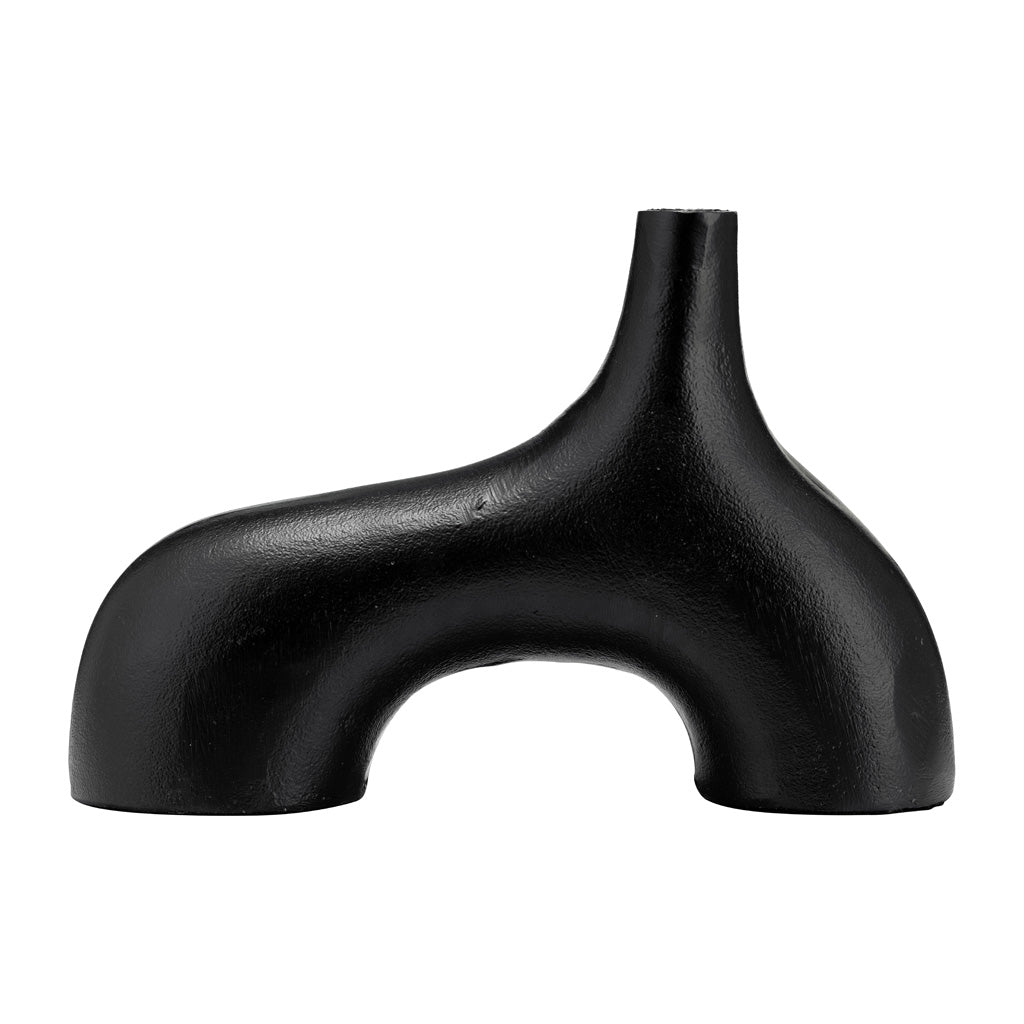 Abstract Vase, Black