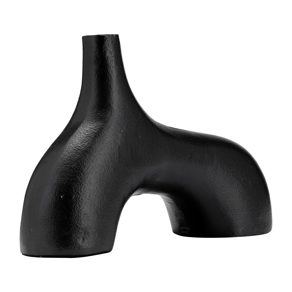 Abstract Vase, Black