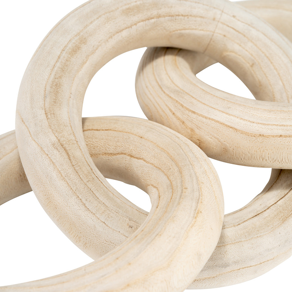 3 Wooden Rings, Natural