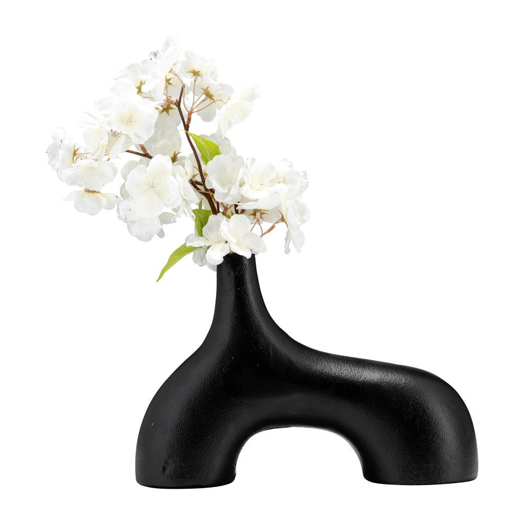 Abstract Vase, Black